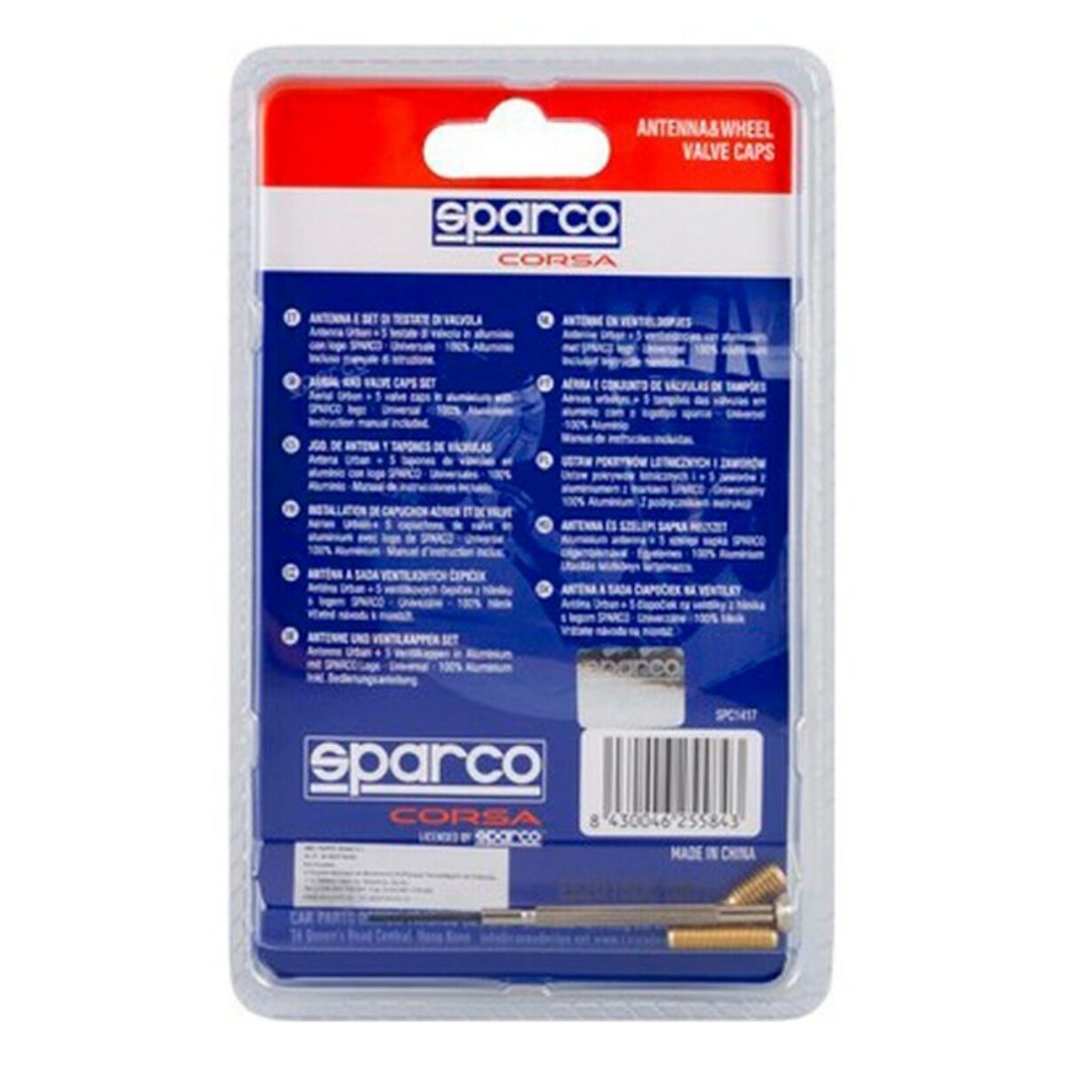 Antena za automobil Sparco CS6 Crna